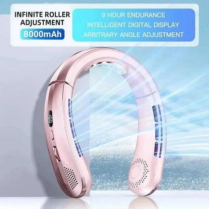 Ventilateur tour de cou LED SELVAIR | Fraîcheur portable et rechargeable