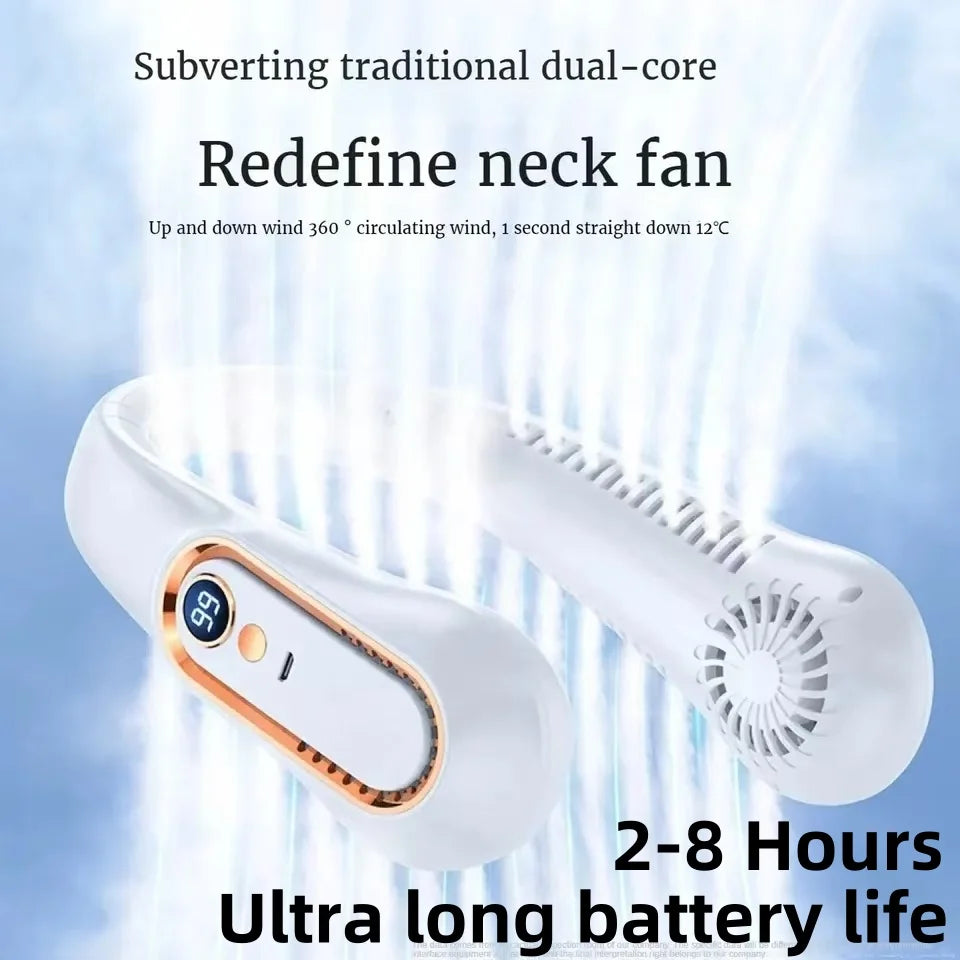 Ventilateur tour de cou SELVAIR | Rechargeable, mains libres et silencieux