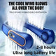 Mini ventilateur tour de cou bleu SELVAIR | Léger et rechargeable