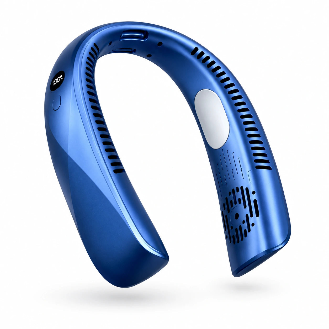Ventilateur cou turquoise rechargeable | SELVAIR